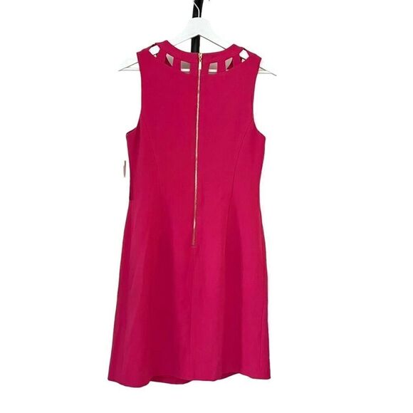 ELIZA J Pink Cut Out Neckline Sheath Dress NWT - Picture 3 of 9
